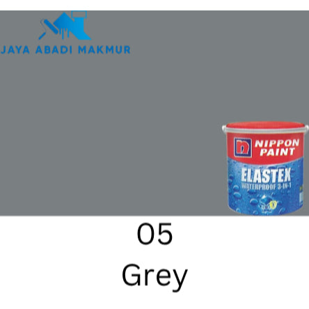 Nippon Paint Elastex Waterproof 3 in 1 1 kg / Cat Pelapis Anti Bocor / Warna Ready Pack
