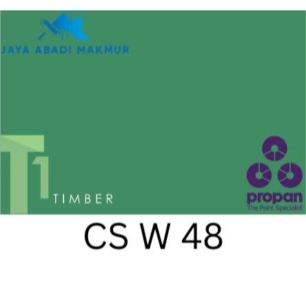 Propan Woodstain 633 Gloss 1 Liter / Cat Politur Waterbased / Warna Custom / Propan Tinting