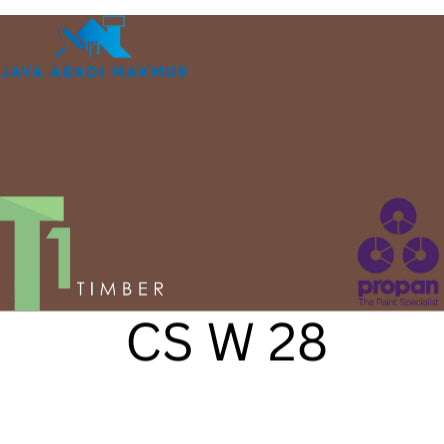 Propan Woodstain 633 Gloss 1 Liter / Cat Politur Waterbased / Warna Custom / Propan Tinting