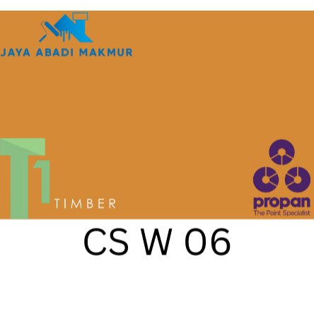 Propan Woodstain 633 Gloss 1 Liter / Cat Politur Waterbased / Warna Custom / Propan Tinting