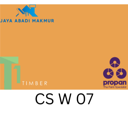 Propan Woodstain 633 Gloss 1 Liter / Cat Politur Waterbased / Warna Custom / Propan Tinting
