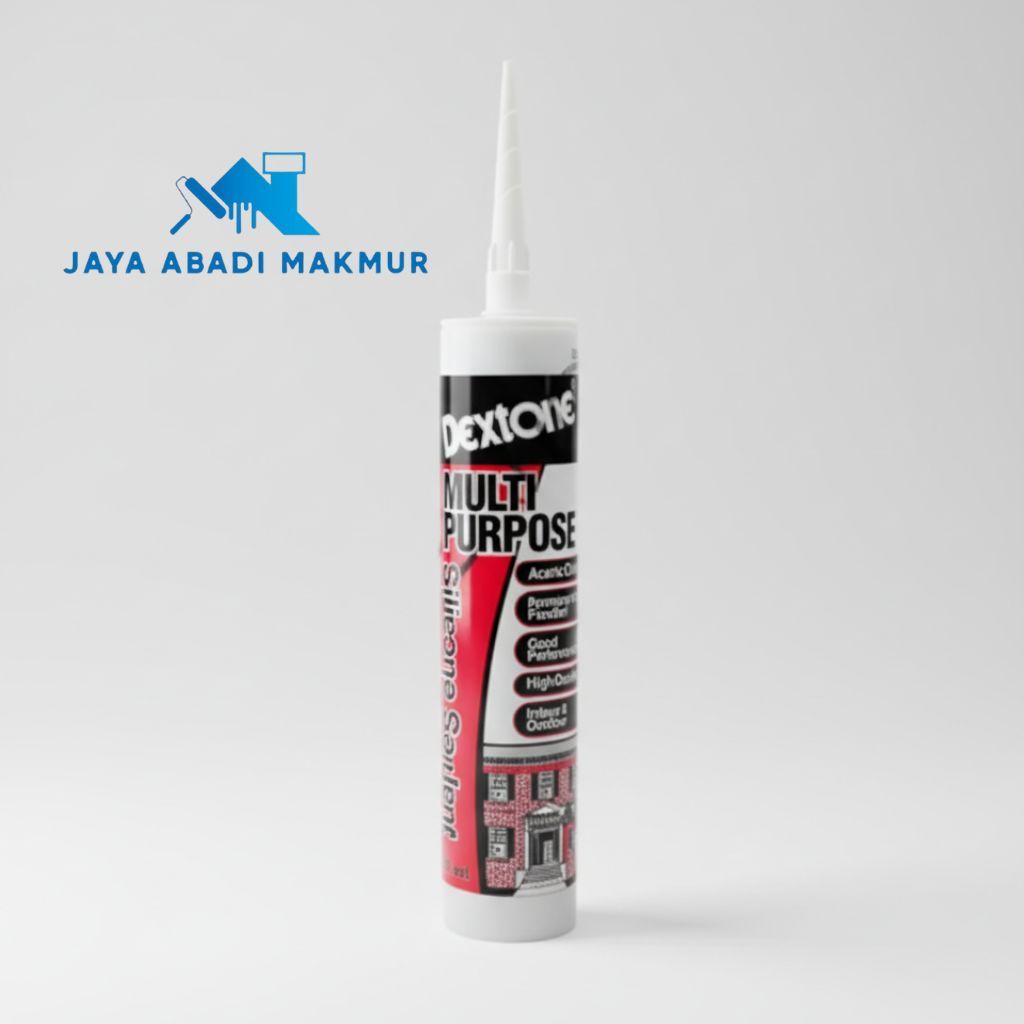 Dextone Silicone Sealant Kaca Botol 300ml Lem Penambal Anti Bocor Serbaguna
