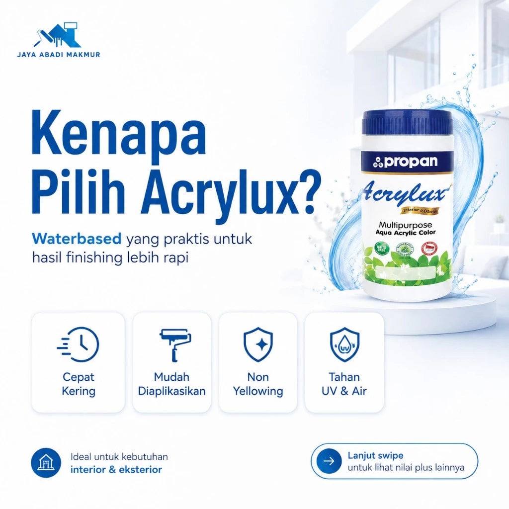 Propan Acrylux AAC 955 Gloss 4 kg / KATALOG PROPAN / Warna Custom / Propan Tinting - PROPAN ECO SERIES