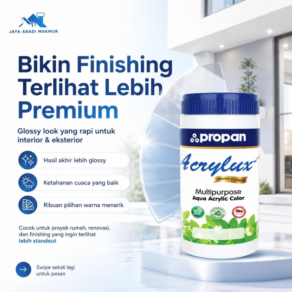Propan Acrylux AAC 955 Gloss 4 kg / KATALOG PROPAN / Warna Custom / Propan Tinting - PROPAN ECO SERIES