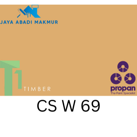 Propan Woodstain 633 Gloss 1 Liter / Cat Politur Waterbased / Warna Custom / Propan Tinting