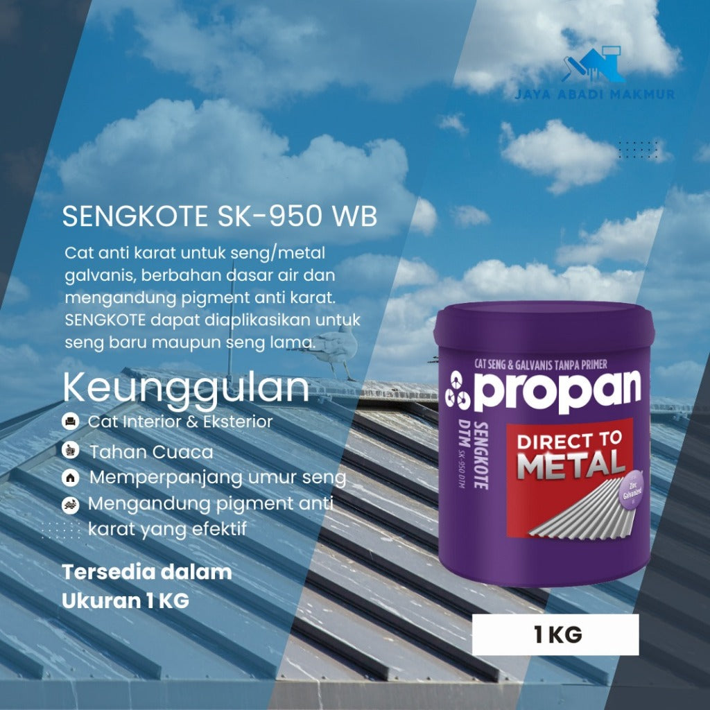 SENGKOTE SK-950 WB DOF 1 Kg   / Cat Metal Galvanis / Warma Custom / Katalog Sengkote