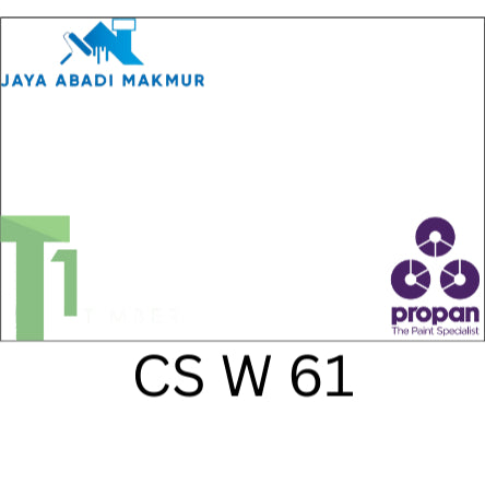 Propan Woodstain 633 Gloss 1 Liter / Cat Politur Waterbased / Warna Custom / Propan Tinting