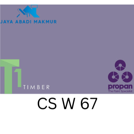 Propan Woodstain 633 Gloss 1 Liter / Cat Politur Waterbased / Warna Custom / Propan Tinting