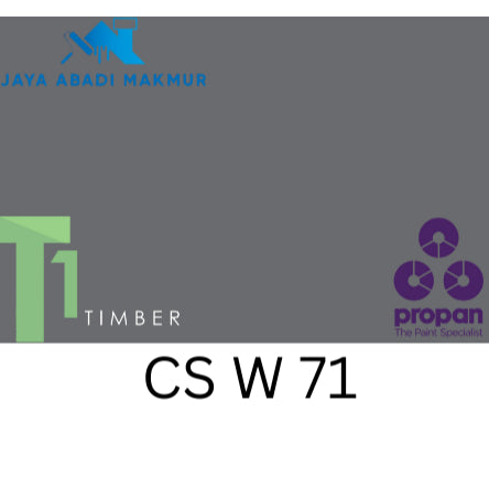 Propan Woodstain 633 Gloss 1 Liter / Cat Politur Waterbased / Warna Custom / Propan Tinting