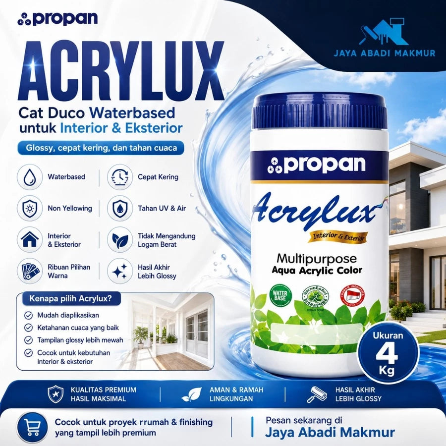 Propan Acrylux AAC 955 Gloss 4 kg / KATALOG PROPAN / Warna Custom / Propan Tinting - PROPAN ECO SERIES